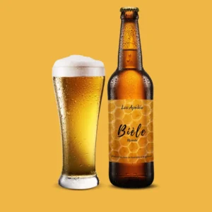 Bière blonde miel