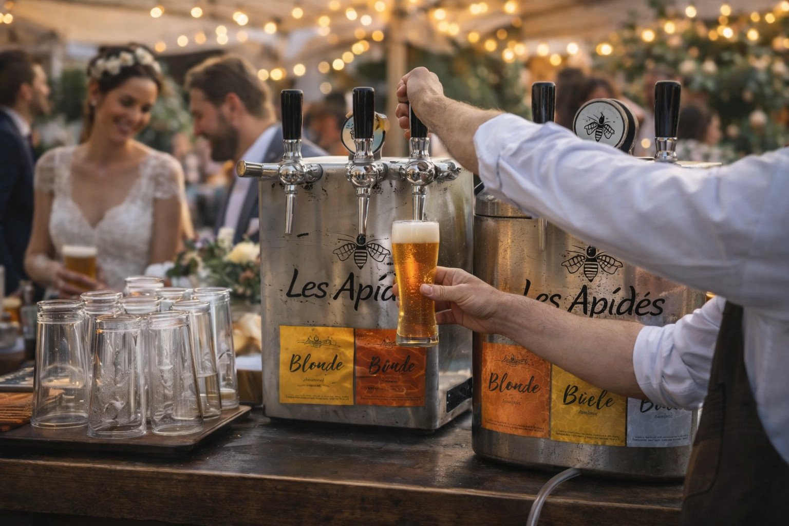 Dégustation de bière en extérieur Degustation de biere en